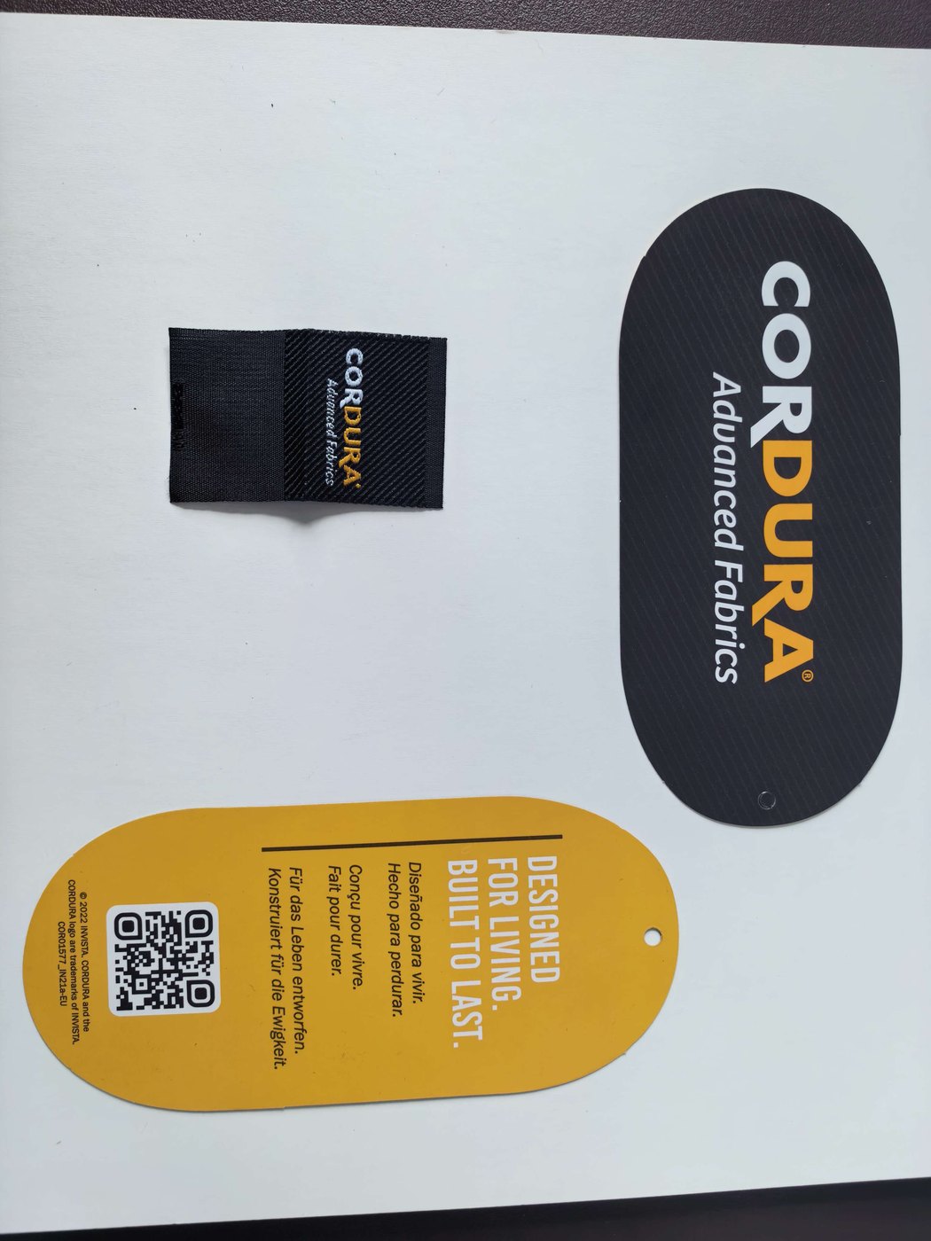 CORDURA® 官方织标与吊牌
